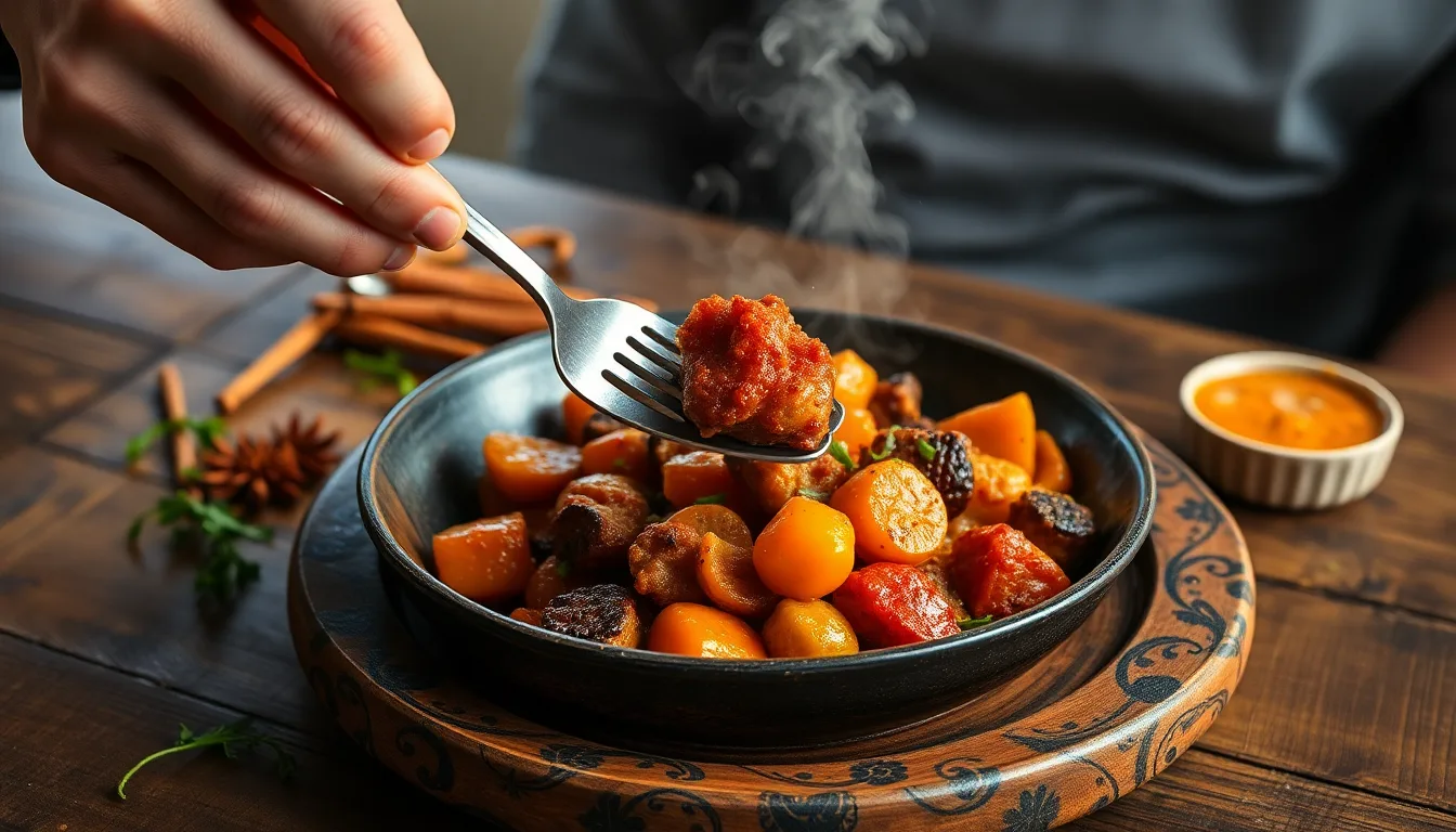 Plat tunisien méconnu aux saveurs vibrantes.