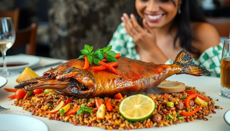 Un plat réunionnais coloré et appétissant.