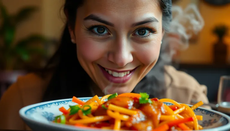 Plat réunionnais coloré et appétissant
