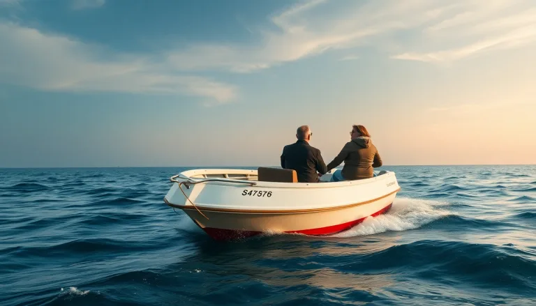 Un bateau à l'arrêt en pleine mer, sous un ciel inquiétant.