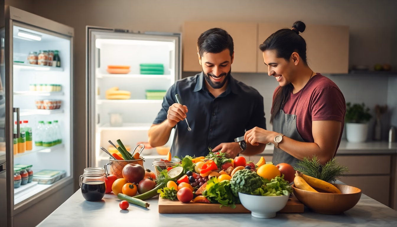 Une salade fraîche et colorée présentée avec ingéniosité.