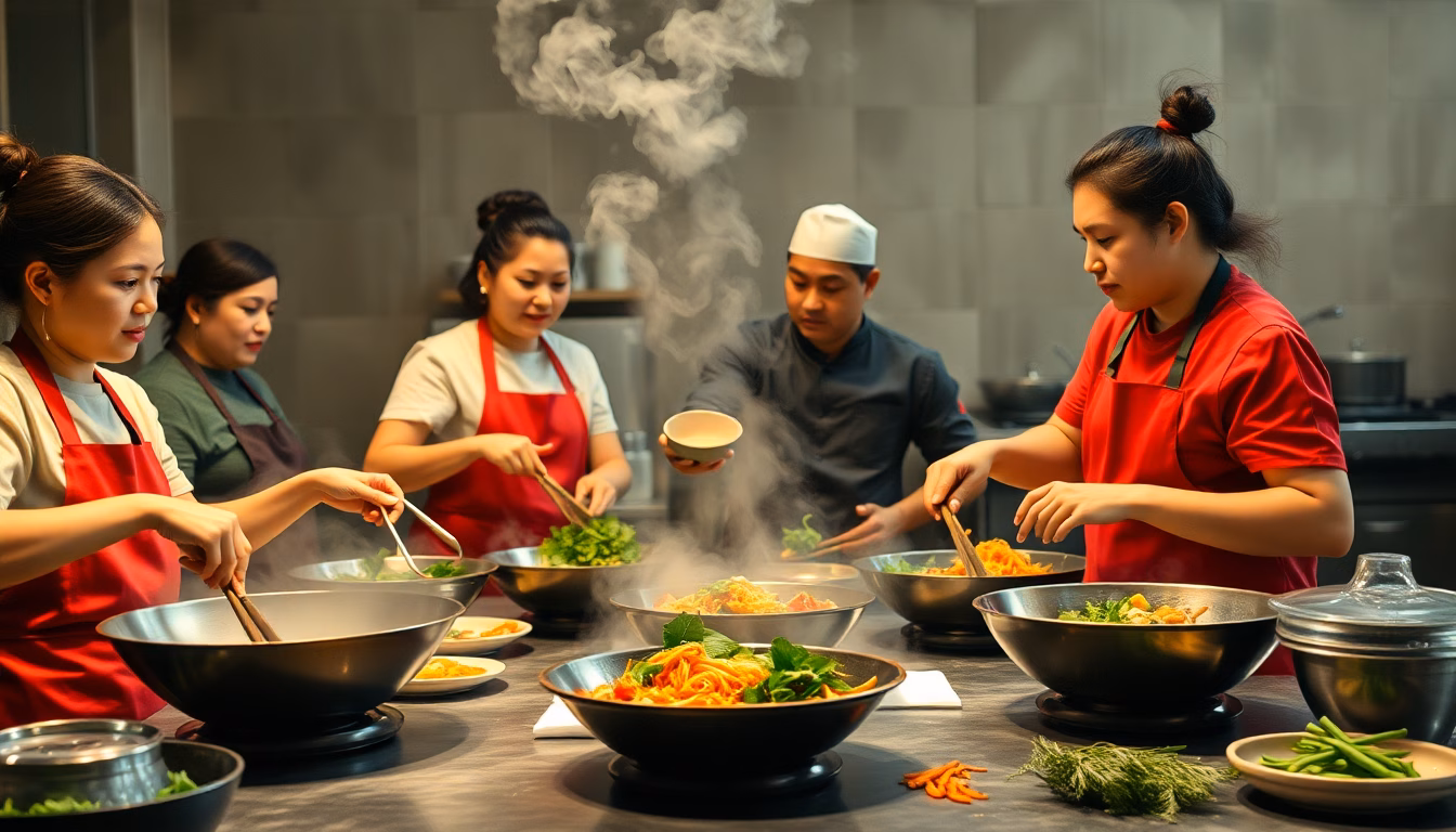 Un plat thaïlandais savoureux préparé suite à une erreur créative en cuisine.
