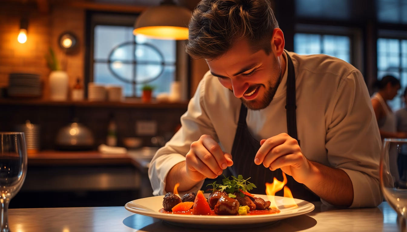 Plat savoureux et réconfortant préparé par Charlie Dalin
