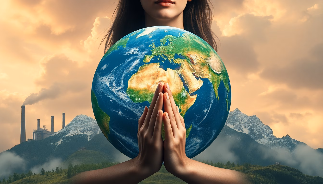 planète Terre avec contrastes climatiques
