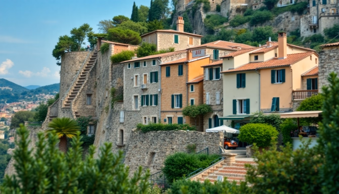 village italien perché ensoleillé
