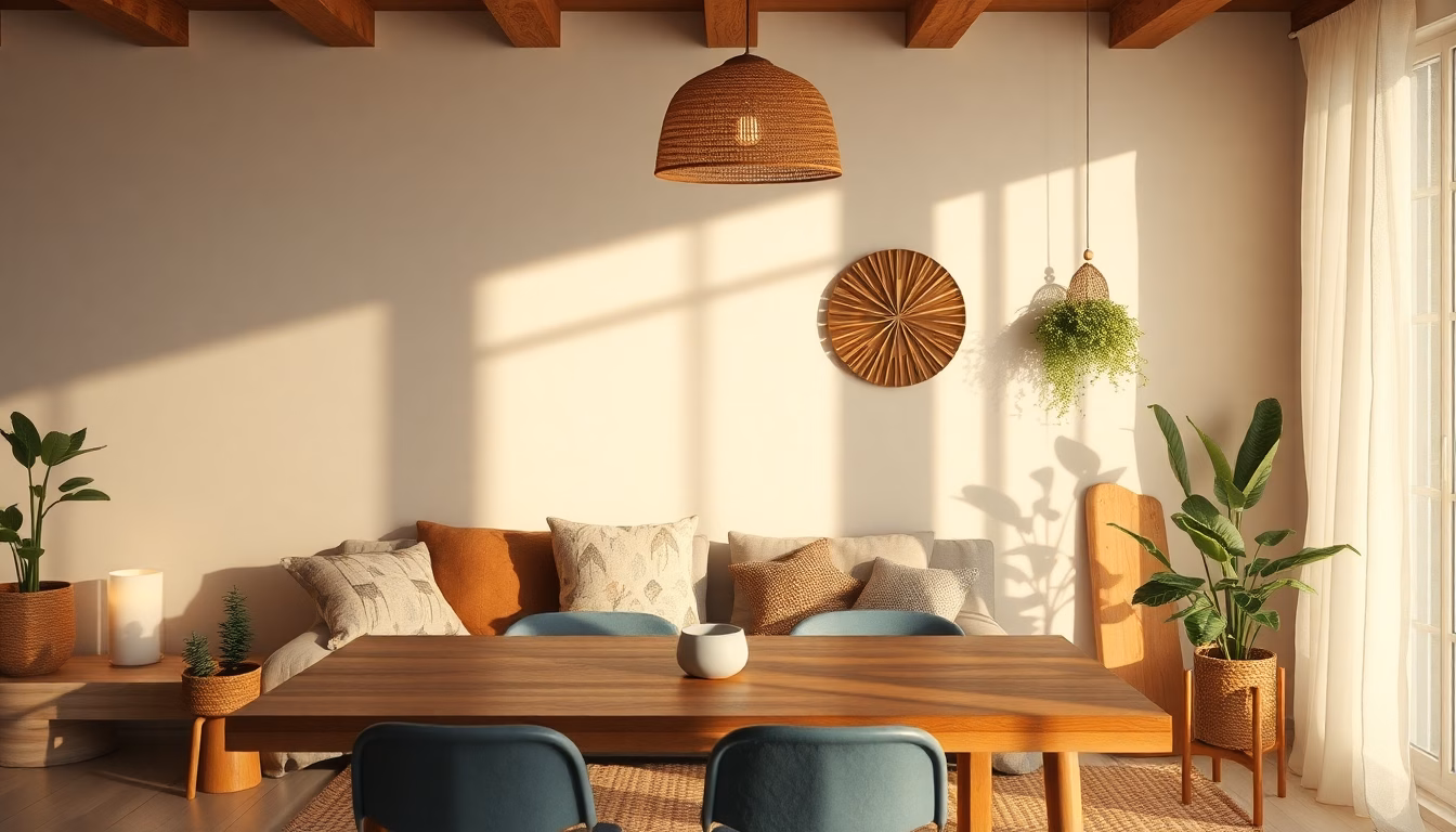 salon moderne et cosy décoration