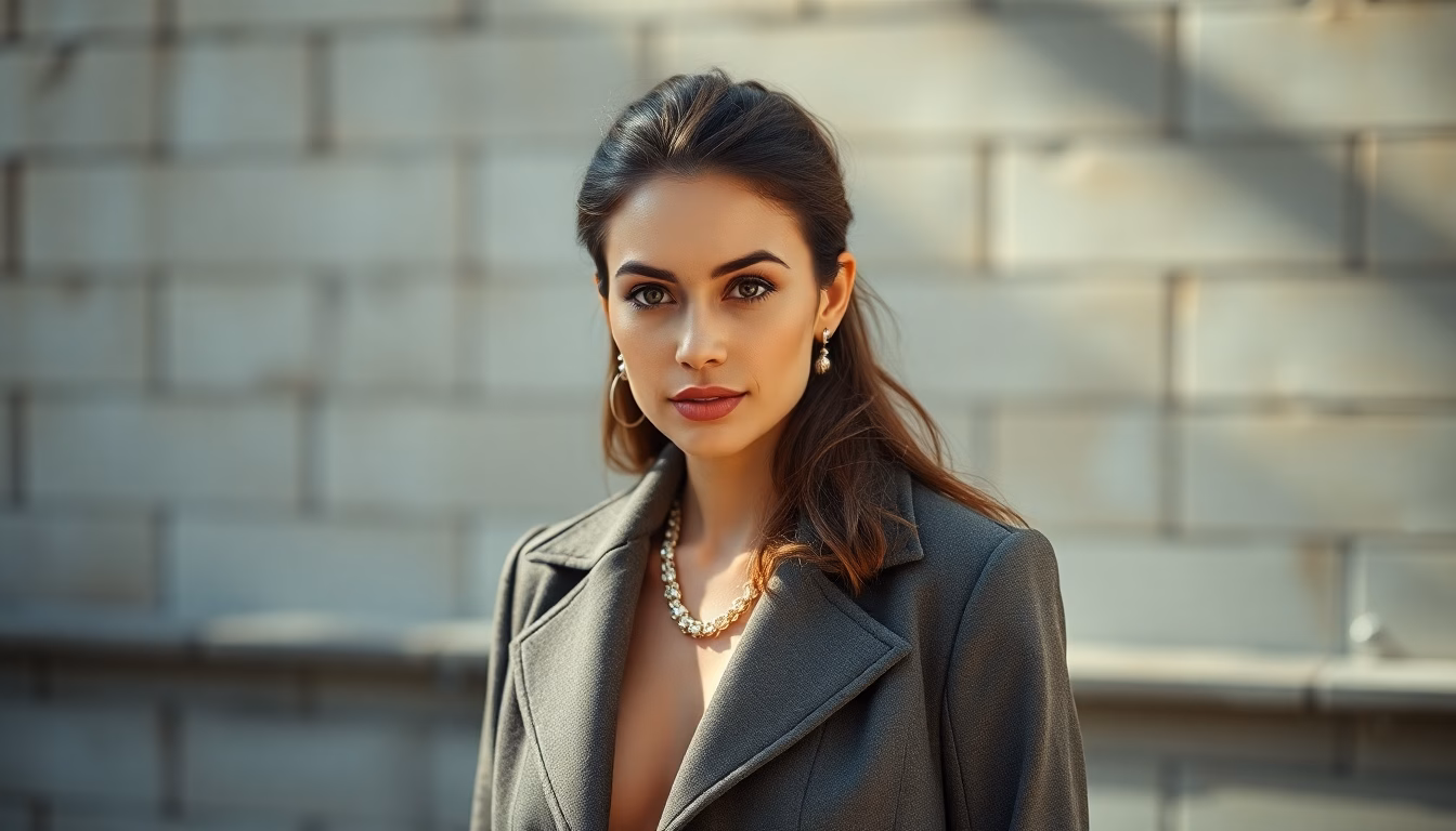 jeune femme élégante tenue tendance rue