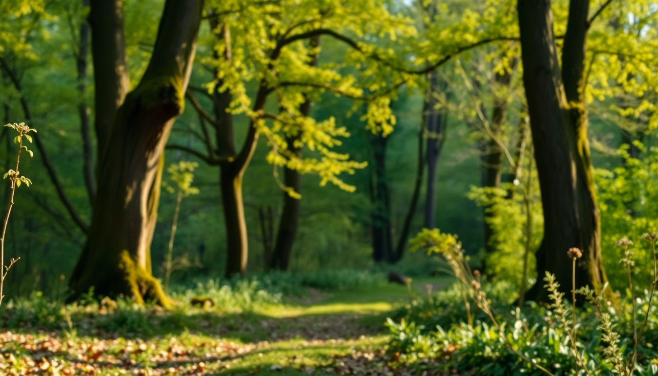 Paysage naturel pittoresque en France