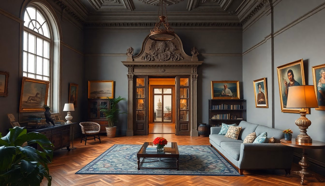 intérieur maison organisé style classique