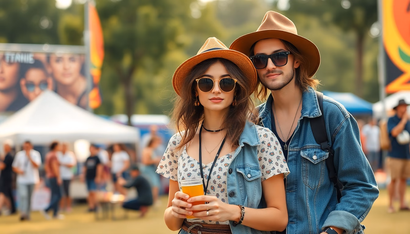Festivaliers mode aux Vieilles Charrues