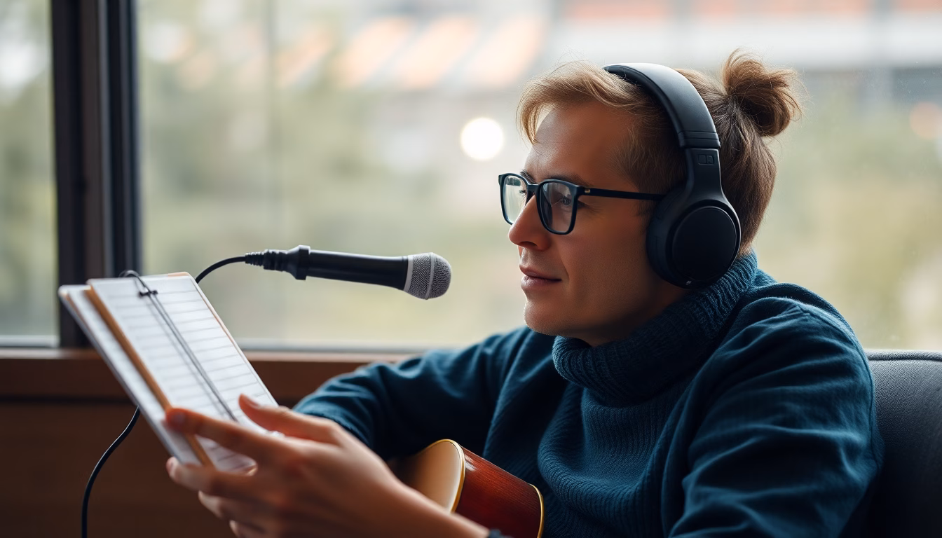 Personne écoutant de la musique pour le bien-être