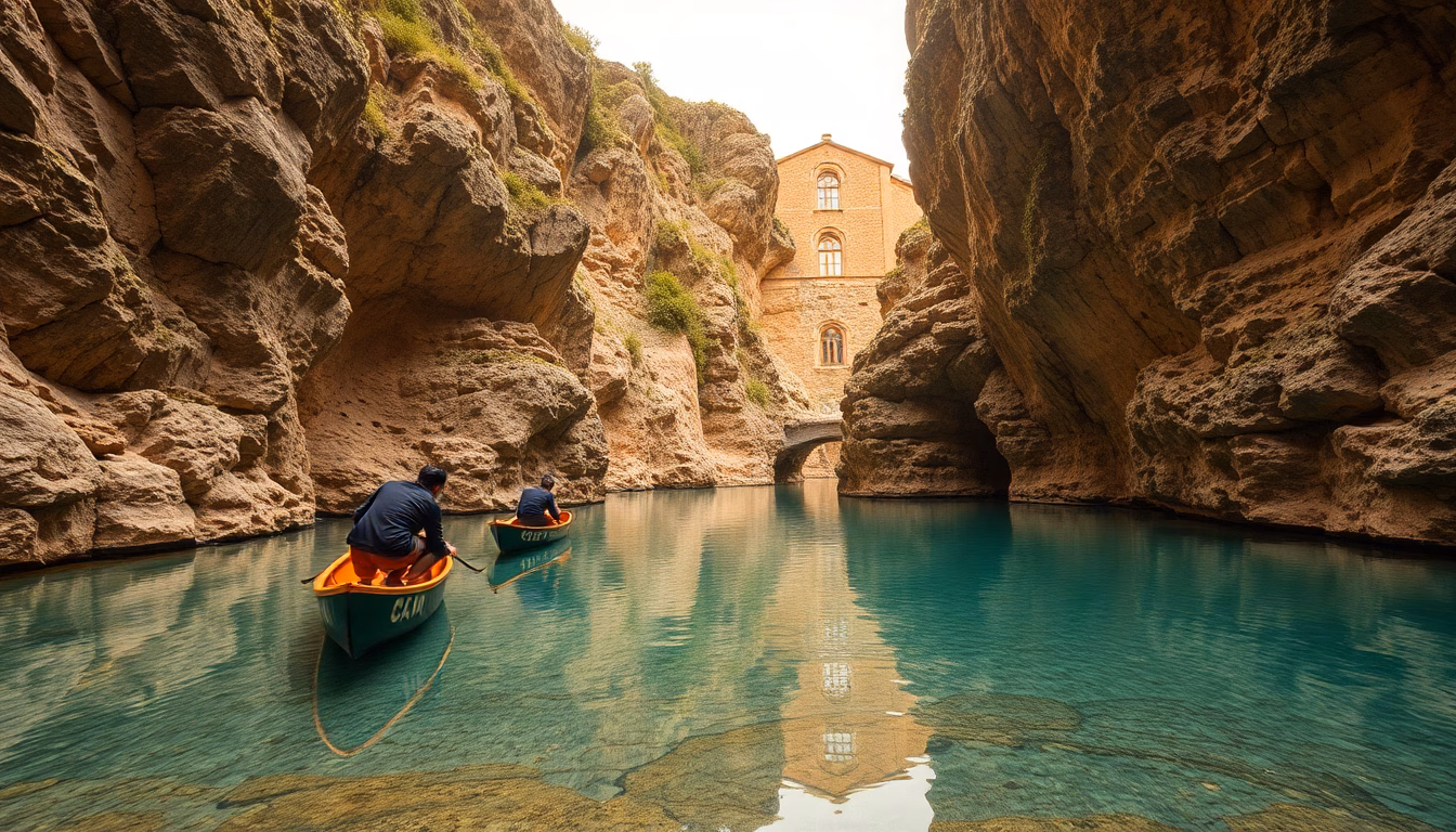 vallée montagneuse isolée au soleil