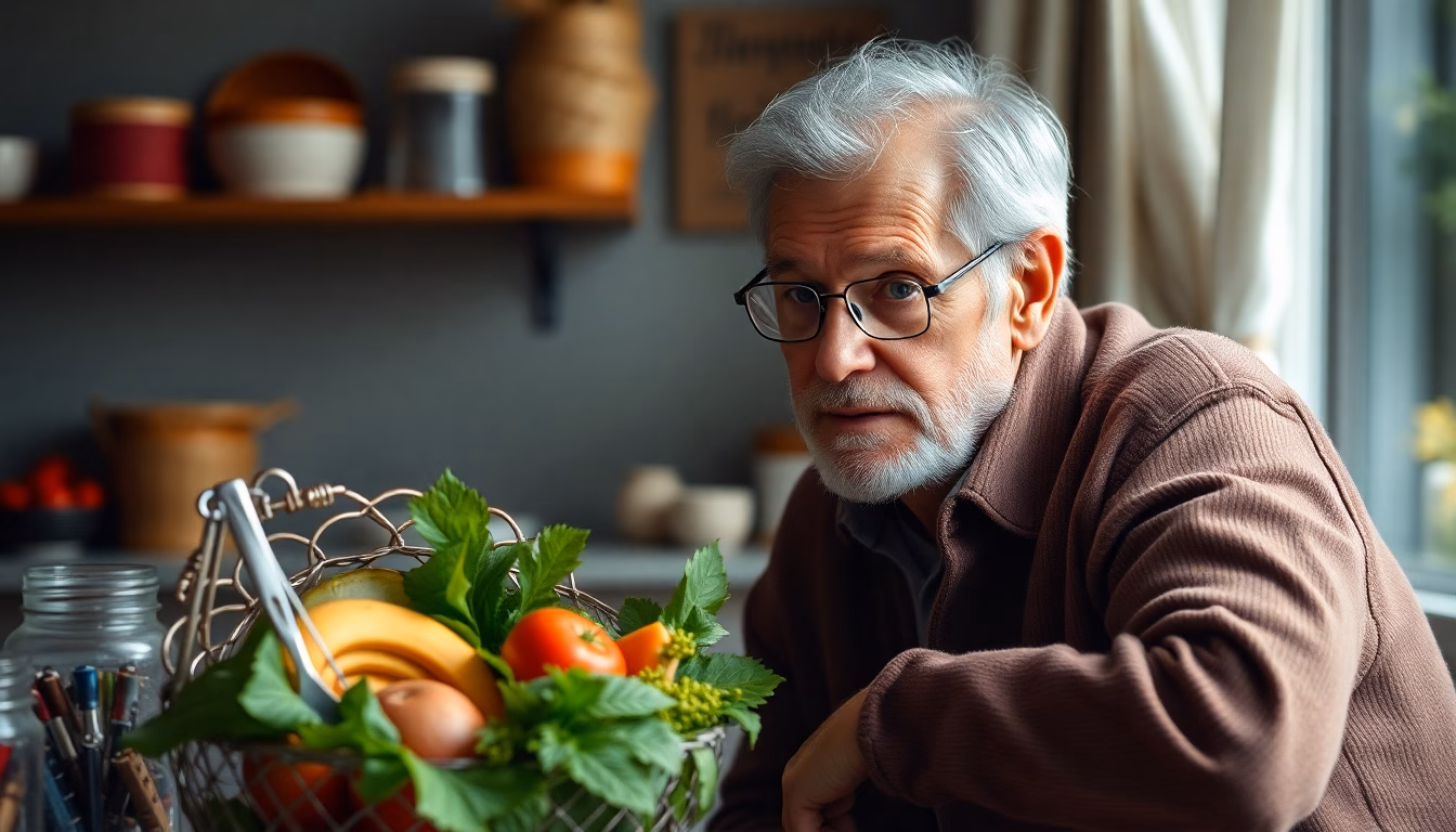 Alain Chamfort souriant en pleine nature