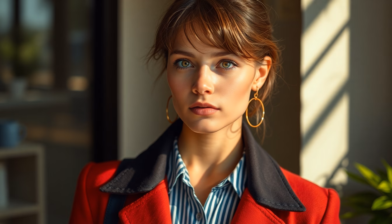 Charlotte Cardin dans une tenue de mode