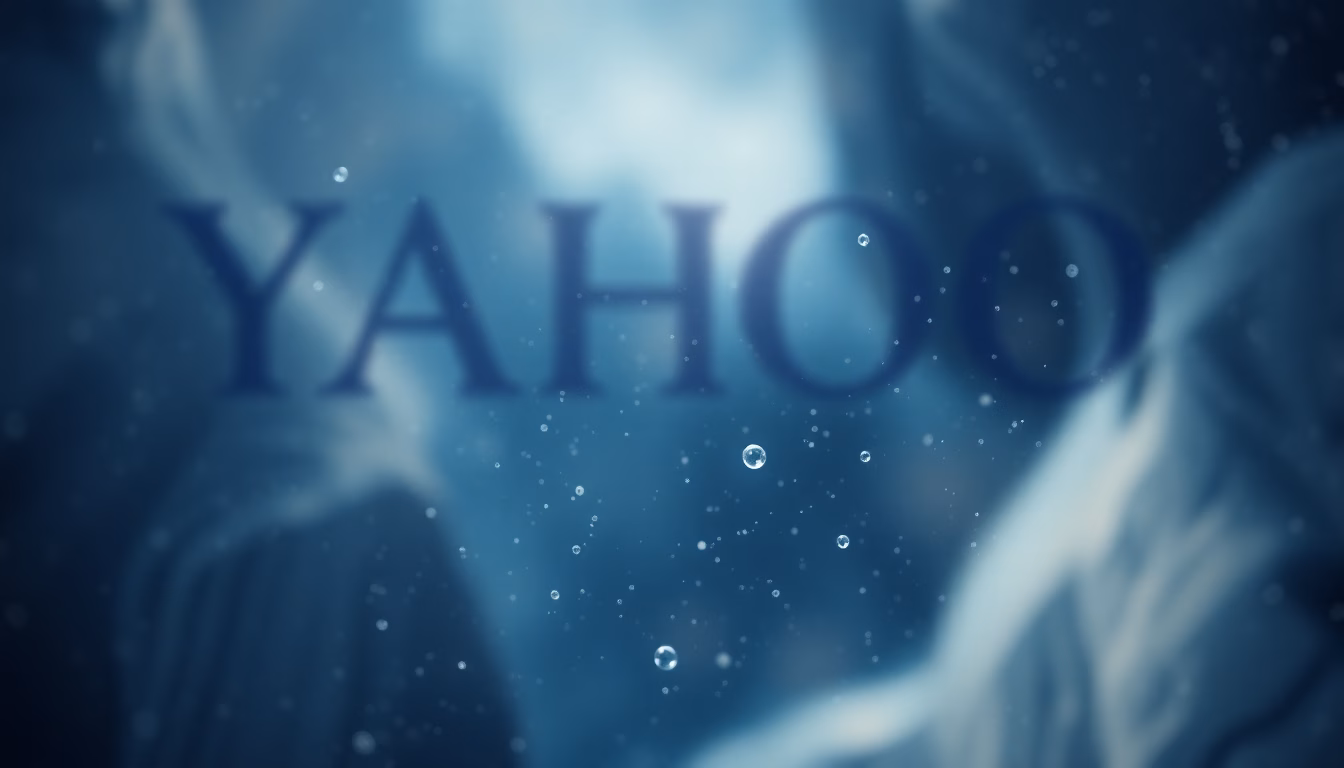 Logos Yahoo vintage et actuel côte à côte