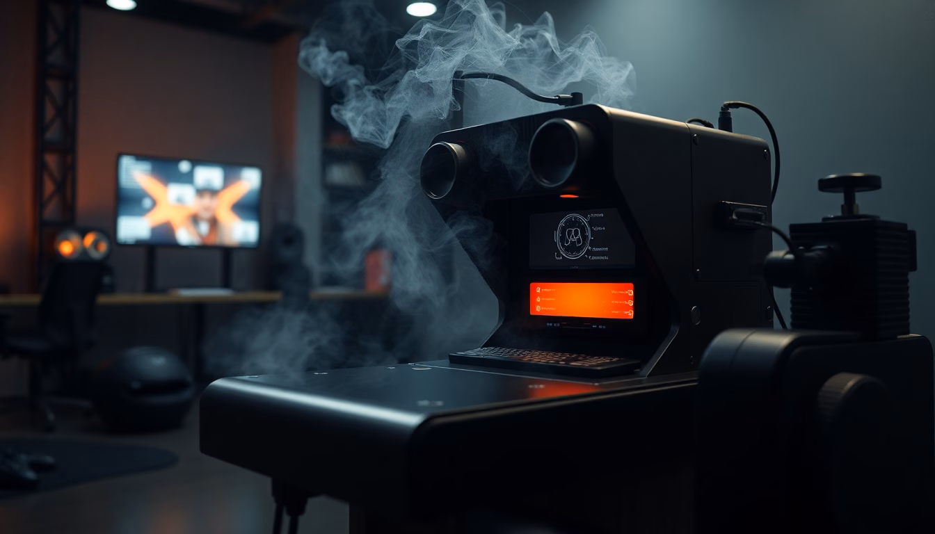 console steam machine futuriste