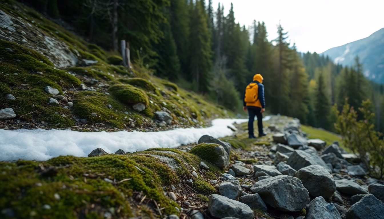 Lac de montagne pittoresque en Haute-Savoie