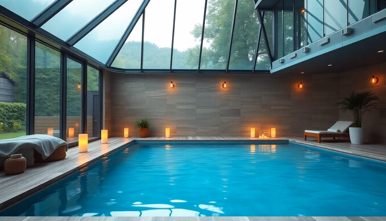 source thermale naturelle avec verdure