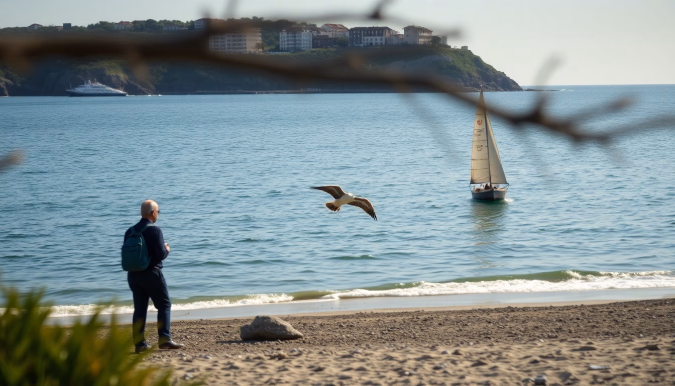 Drapeau français sur l'île d'Oléron