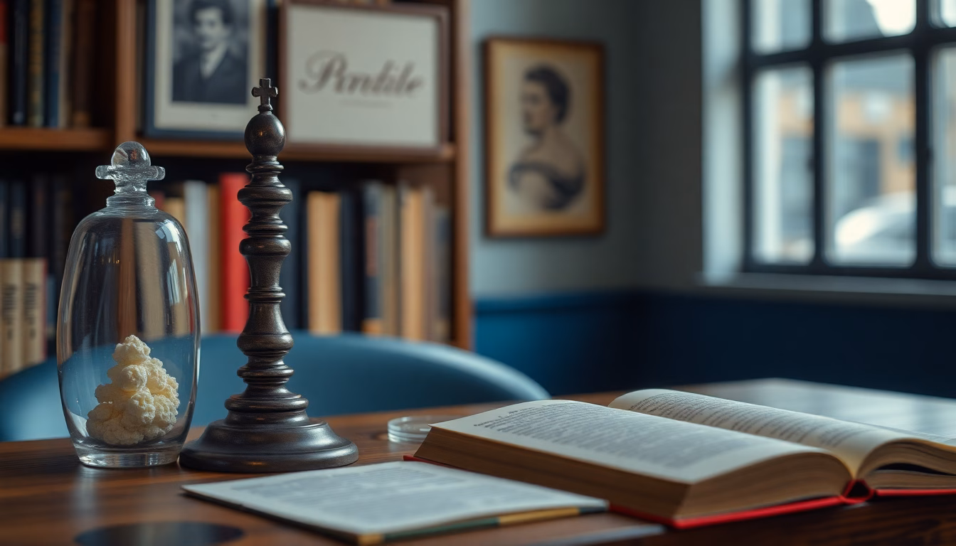 pile de livres anciens avec éclair moderne