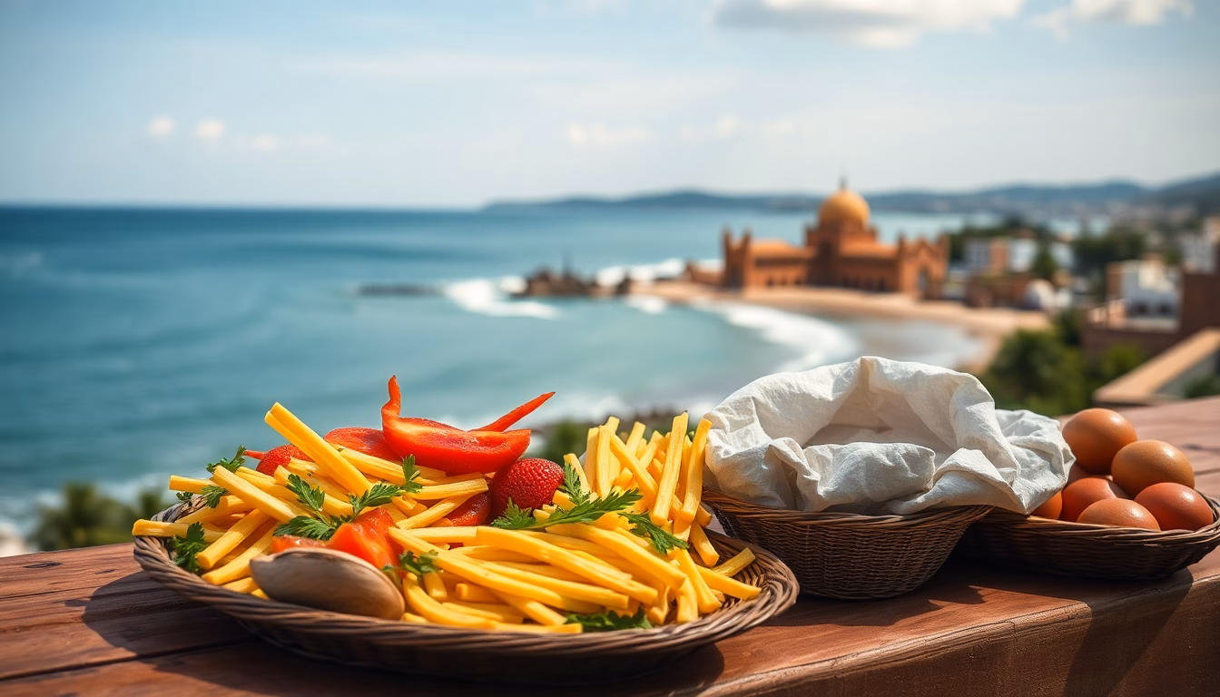 plat de cuisine fusion Maroc Mozambique