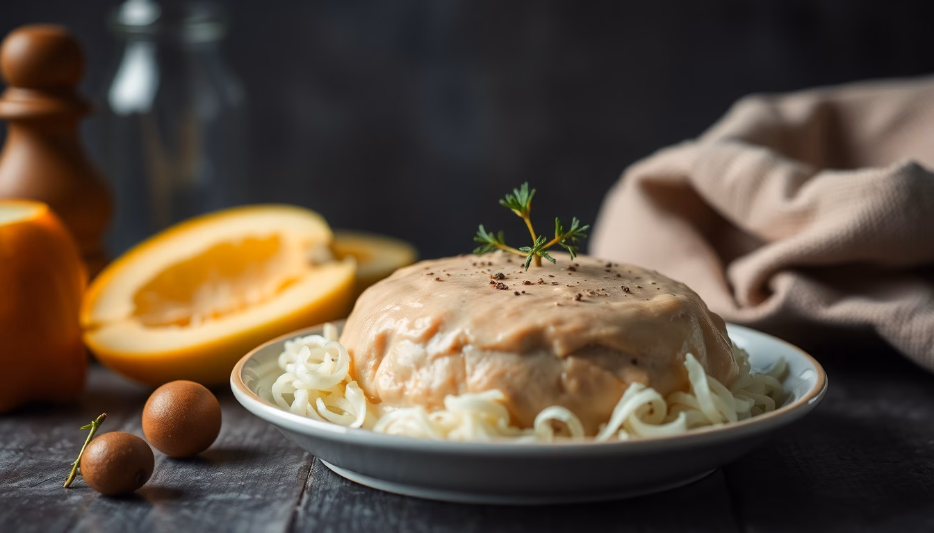 Plat coloré et appétissant préparé par Philippe Etchebest